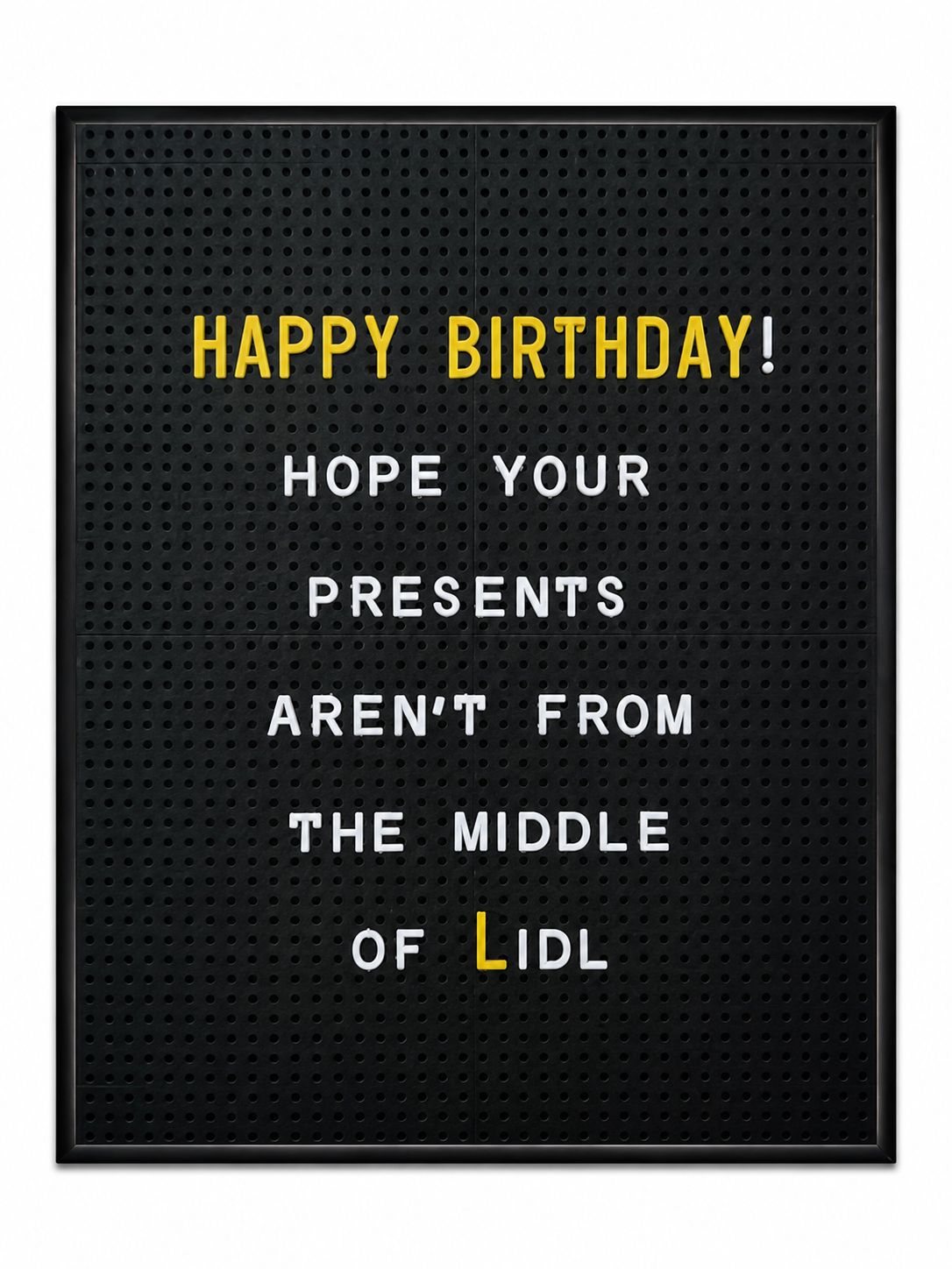 Middle Of Lidl Card Middle Of Lidl Card