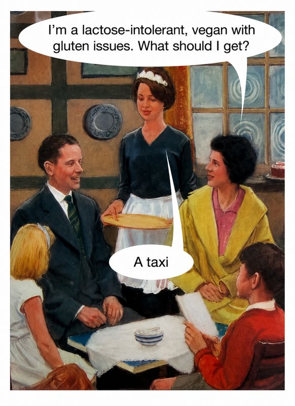 Lactose Intolerant Card