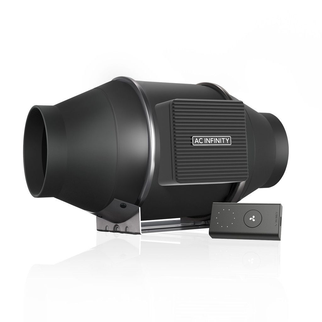 CLOUDLINE PRO S4, Quiet Inline Duct Fan System with Speed Controller, 4-Inch