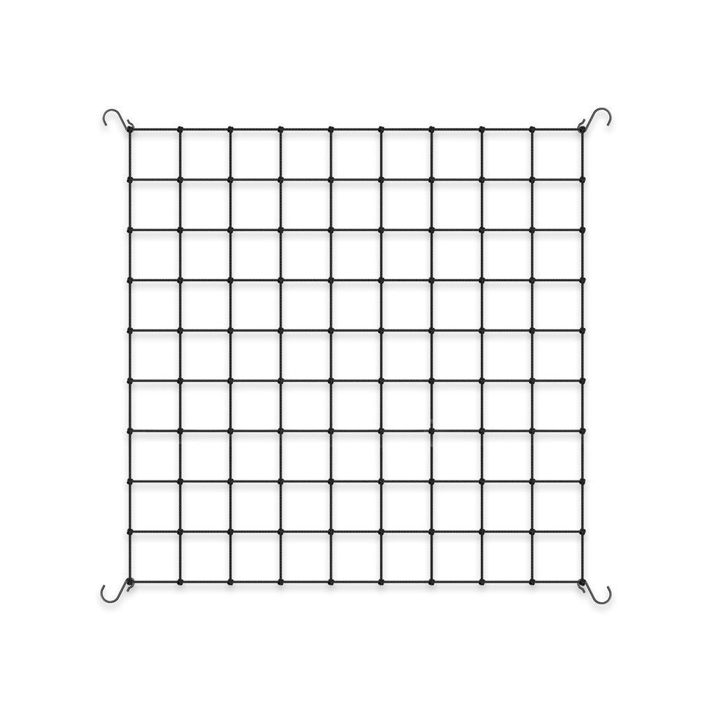 Grow Tent Trellis Netting, Flexible Elastic Cords, 3x3