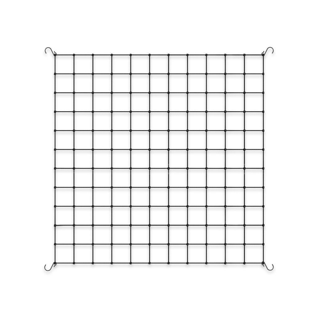 Grow Tent Trellis Netting, Flexible Elastic Cords, 4x4