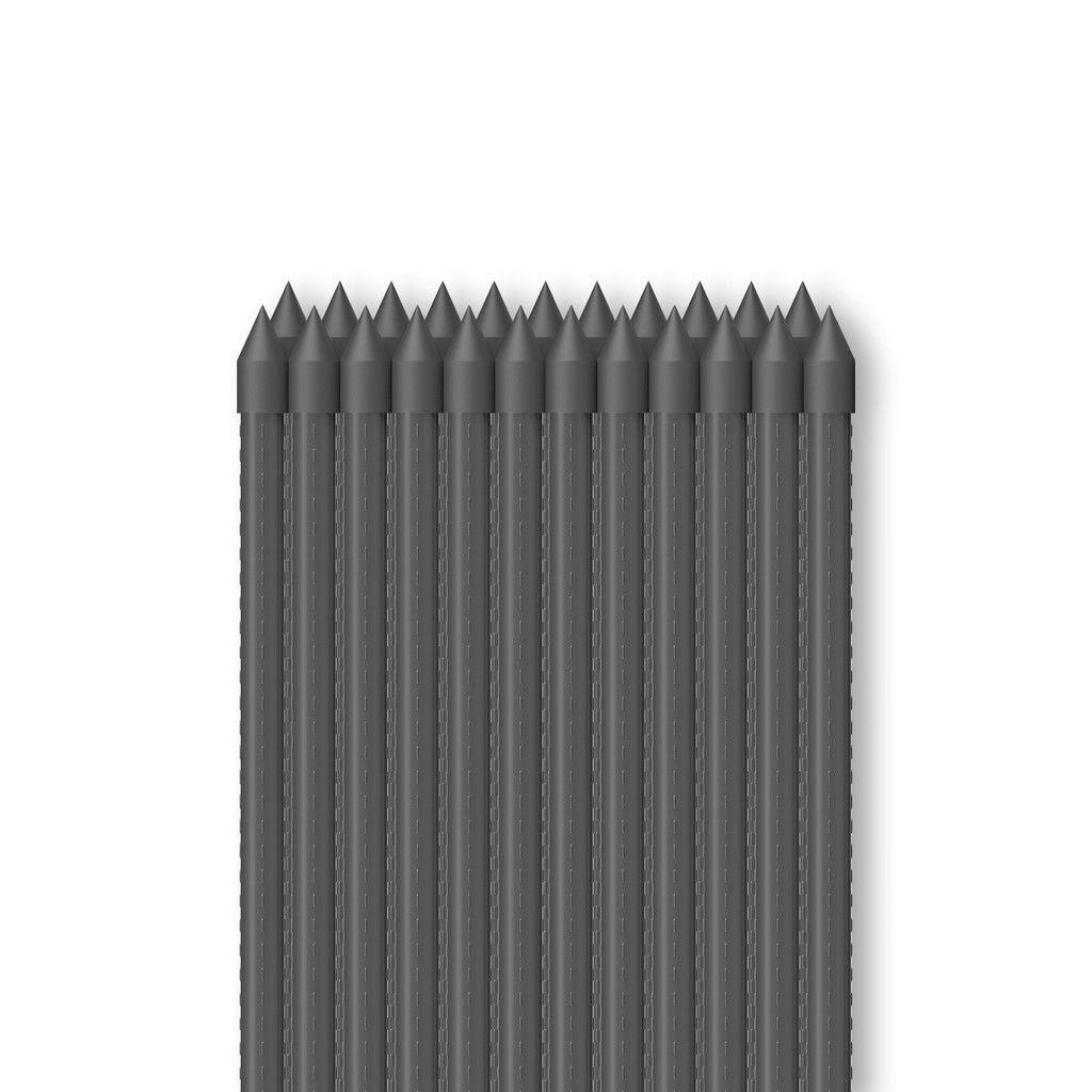 Garden Plant Stakes, 2 Feet Long, 25-Pack