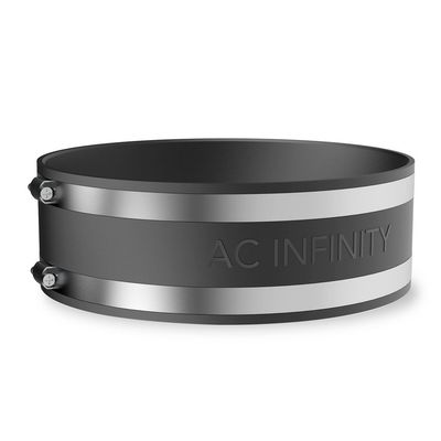 Noise Reduction Clamp, Duct Coupler with Stainless Steel Clamps, 8-Inch