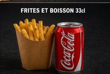 Frites et boissons 33Cl