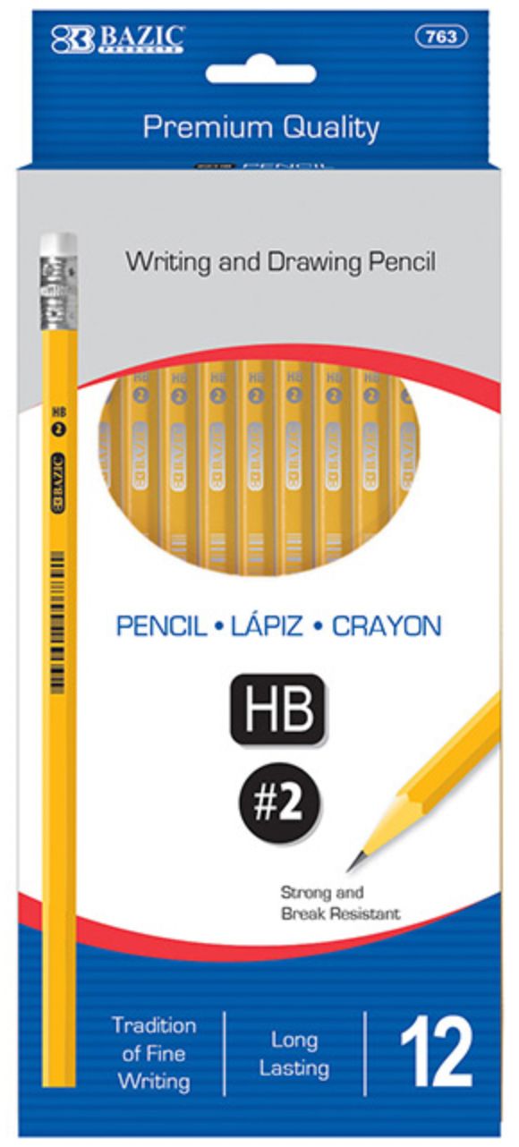 #2 Premium Yellow Pencil 12/Pack (24/cs)