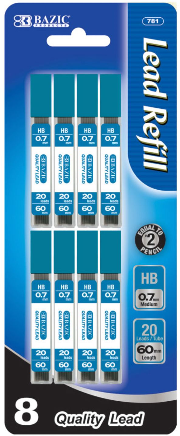 20 Ct. 0.7 mm Mechanical Pencil Lead 8/pack (24/cs)
