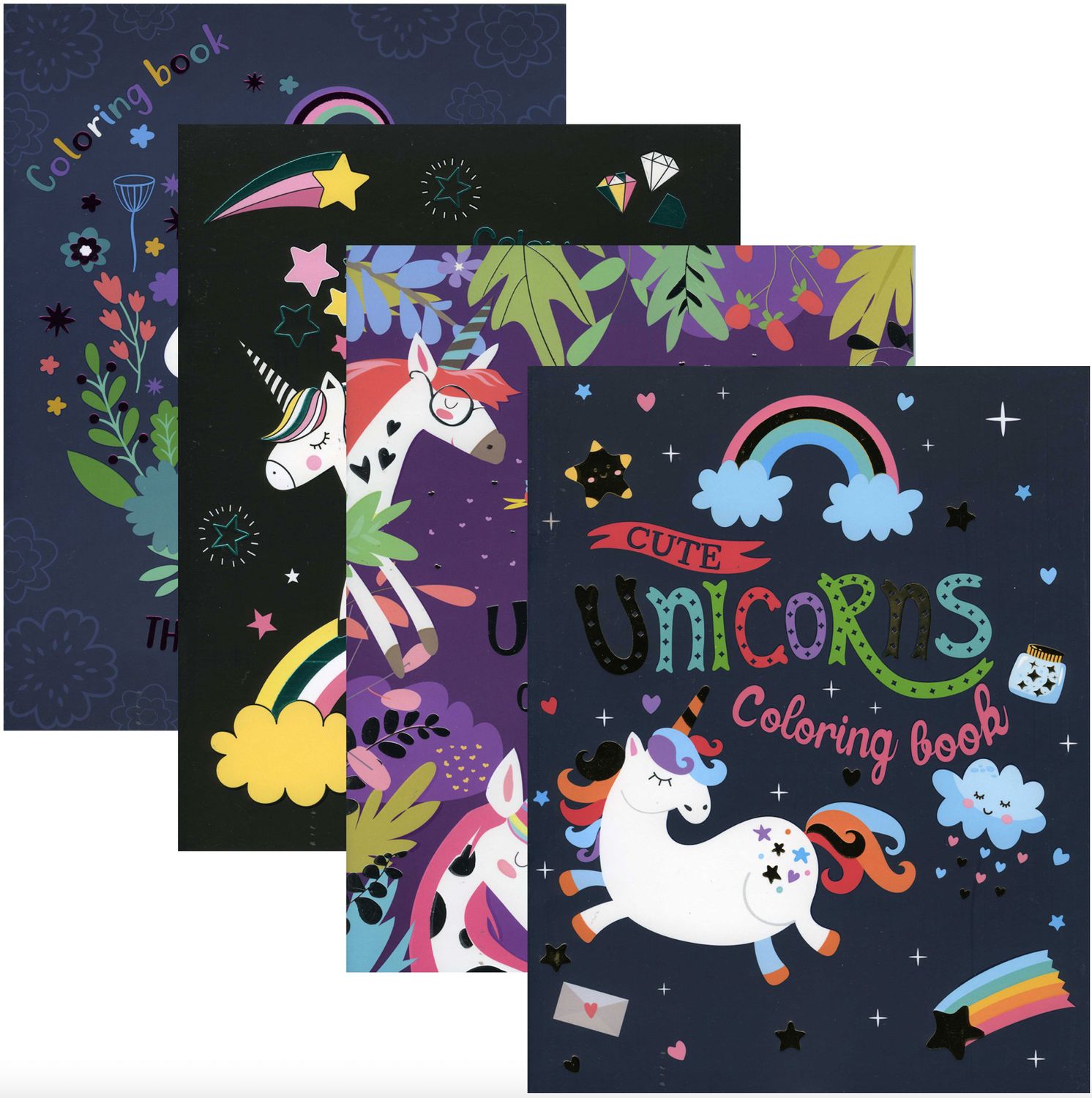 Unicorns Coloring Book (48/cs)