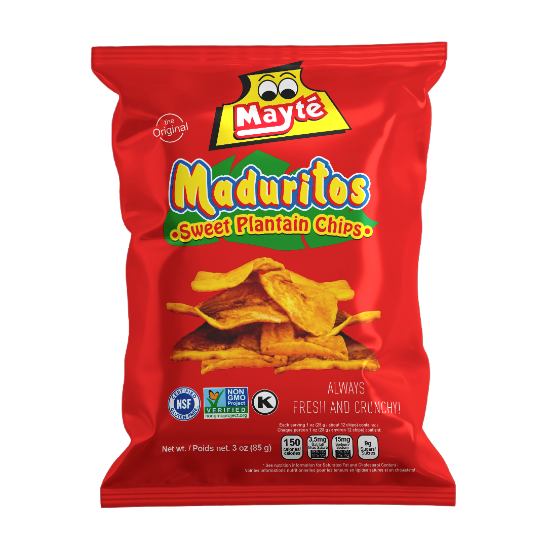 Mayte Plantain Chips Sweet 3oz (30/cs)