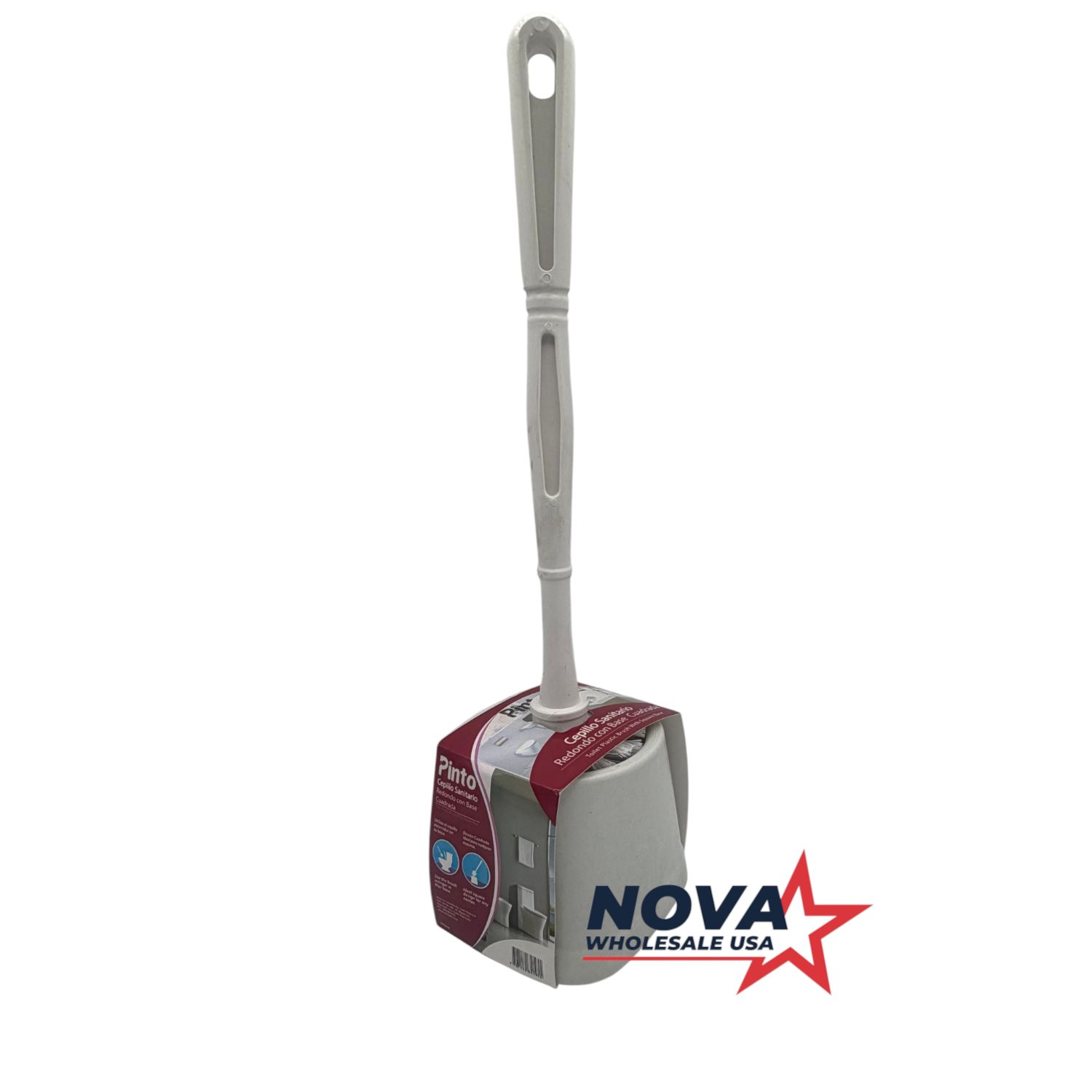 Toilet Brush With Square Holder {104195} (12/cs)
