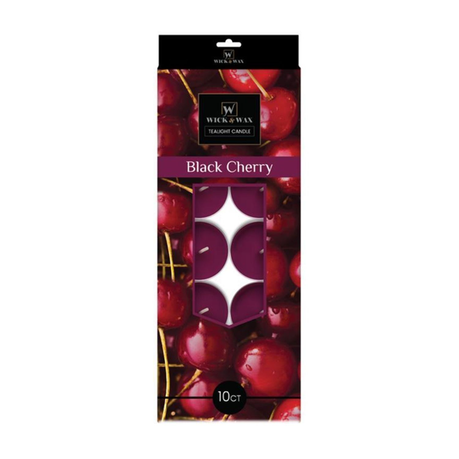 10Ct Tealight Candle Black Cherry {86014} (12/cs)