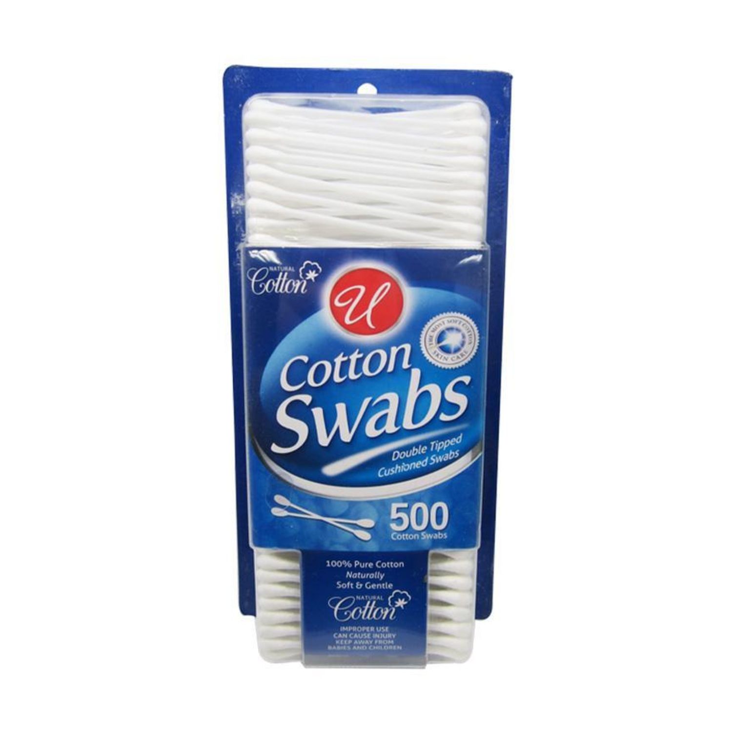 500Ct Cotton Swabs Blister Pack {CH85486} (48/cs)