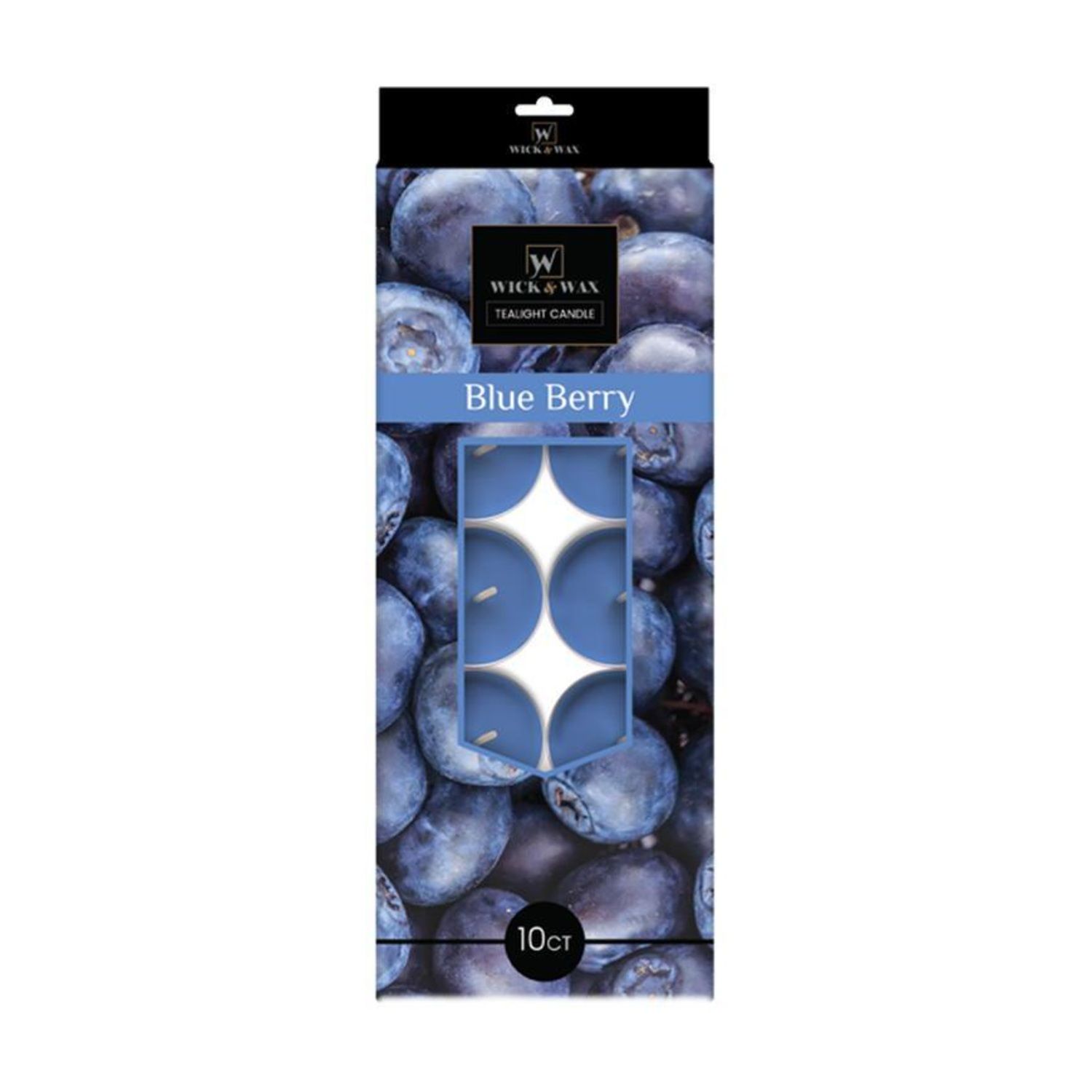 10Ct Tealight Candle Blue Berry {86011} (12/cs)
