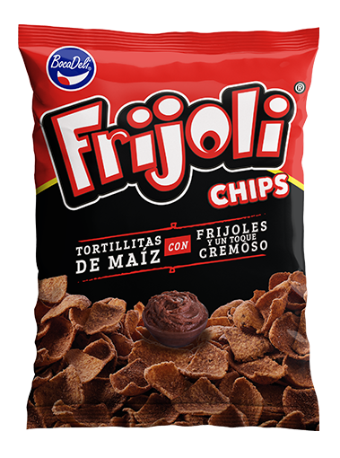 Bocadeli Frijoli Bean Flavored Corn Chips (24/cs)