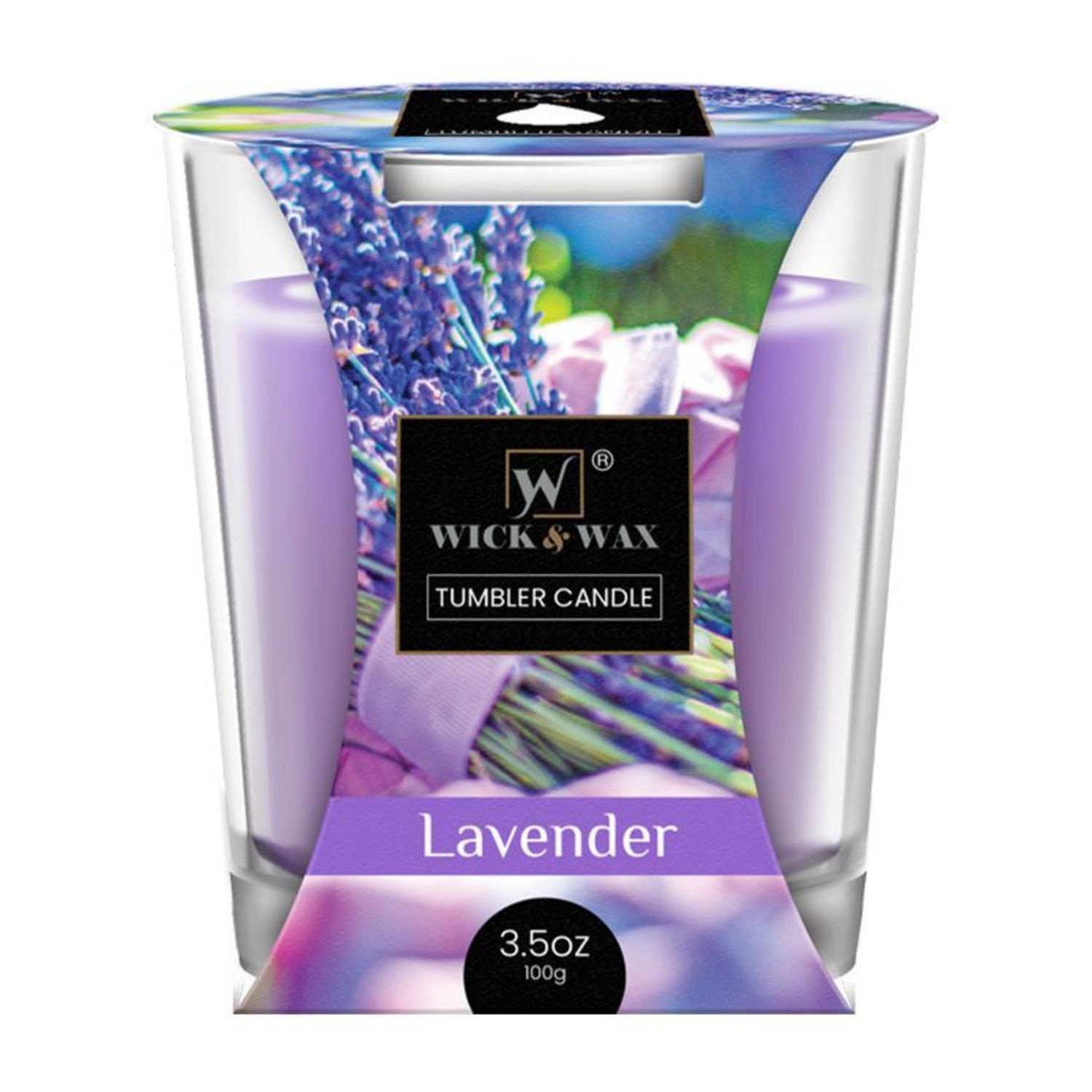 3.5Oz Tumbler Candle Lavender {86061} (12/cs)