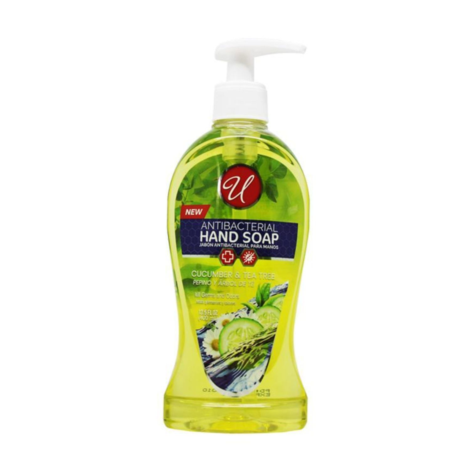 13.5Oz Anti-Bacterial Hand Wash Cucumber &amp; Tea Tree {82715} (12/cs)