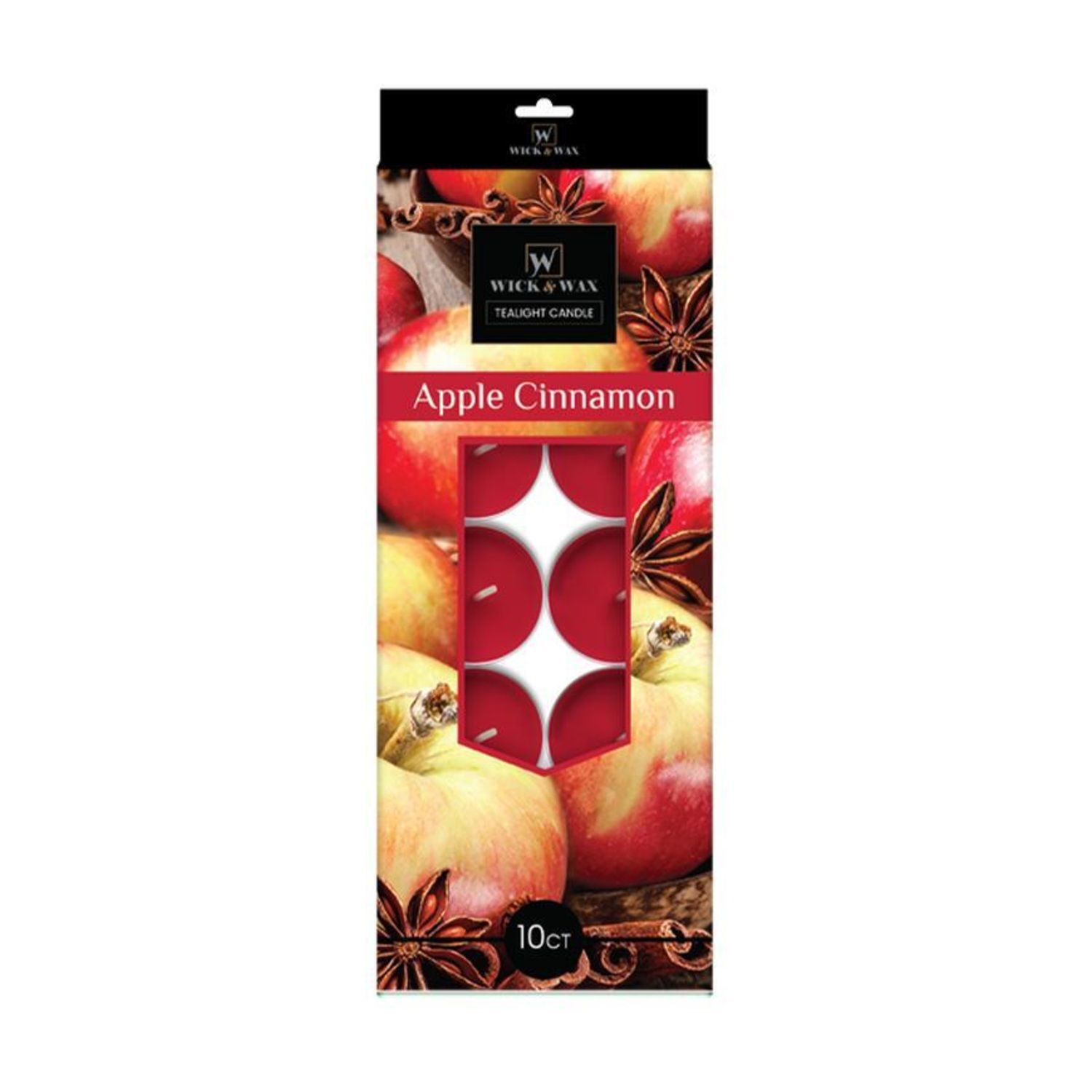 10Ct Tealight Candle Apple Cinnamon {86020} (12/cs)