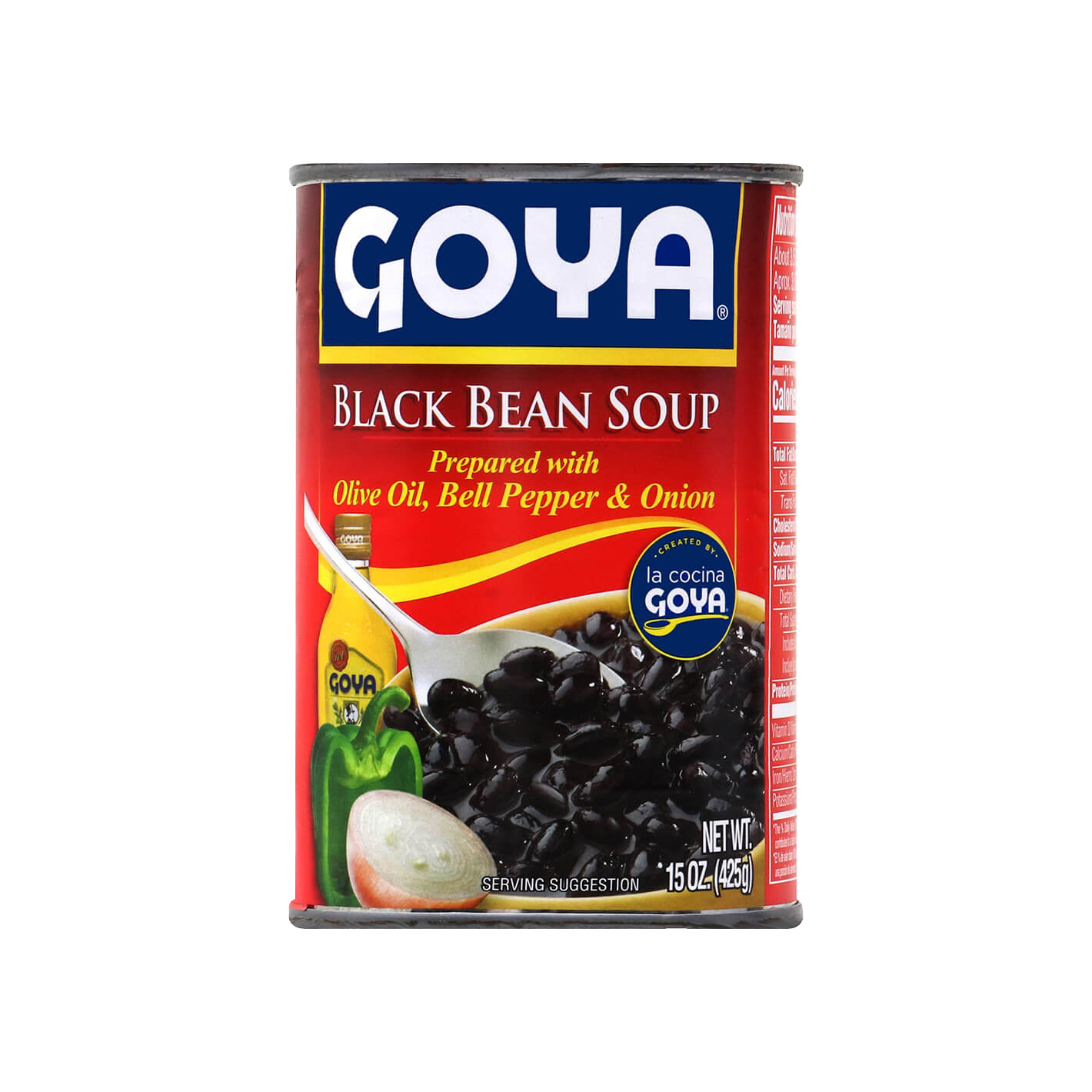 Goya Black Bean Soup 15oz Can (24/cs)