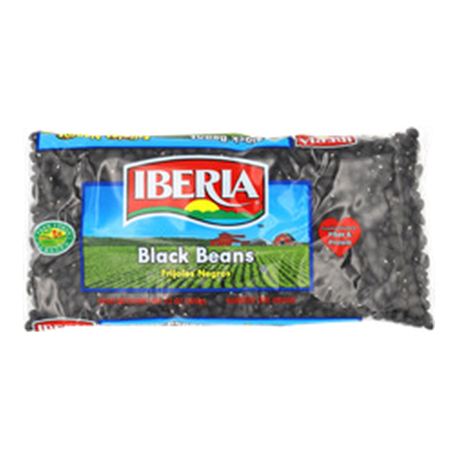 IB Black Turtle Beans Dry 12 oz (24/cs)