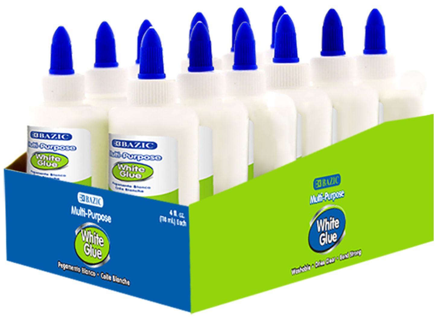4 FL OZ (118 mL) Washable White Glue (48/cs)