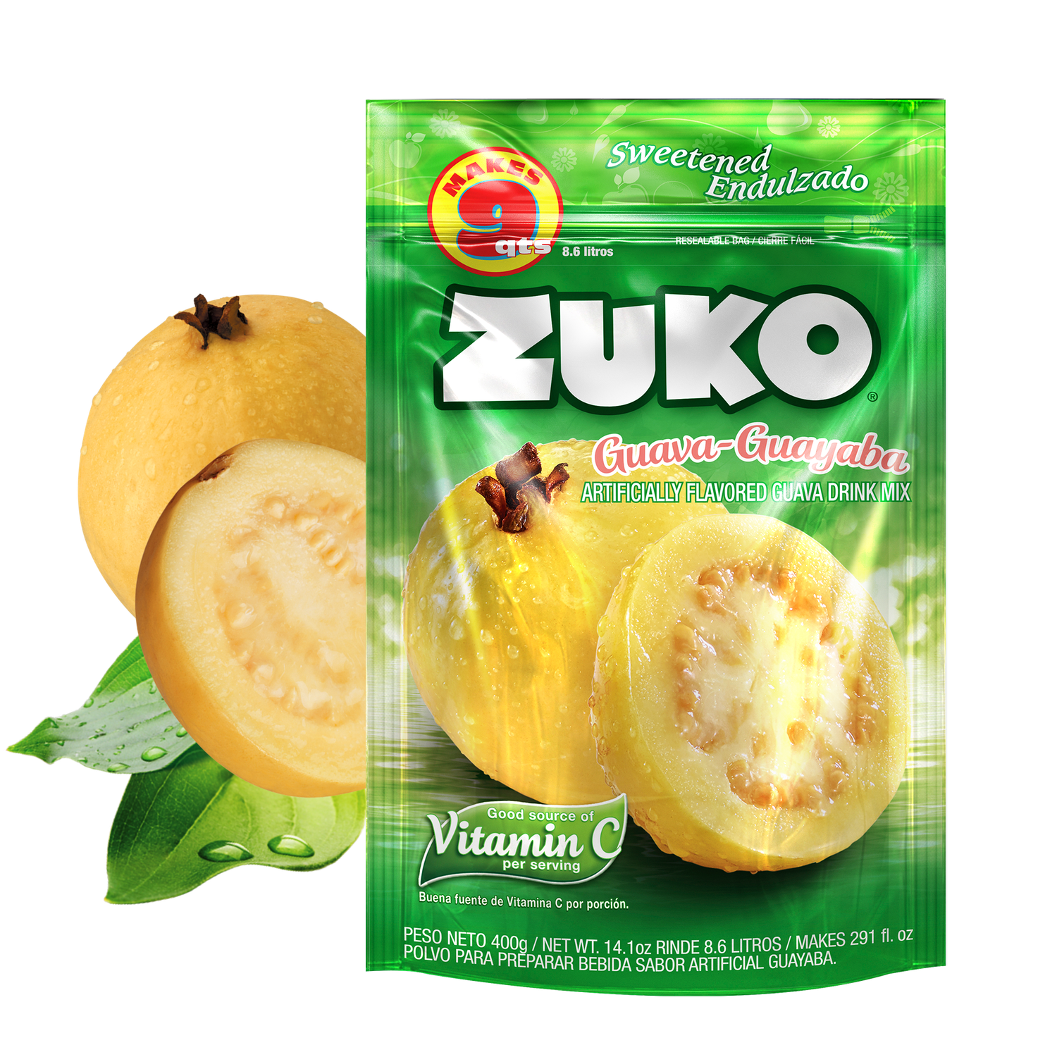 Zuko Guava Family Pack 14.1oz (12/cs)