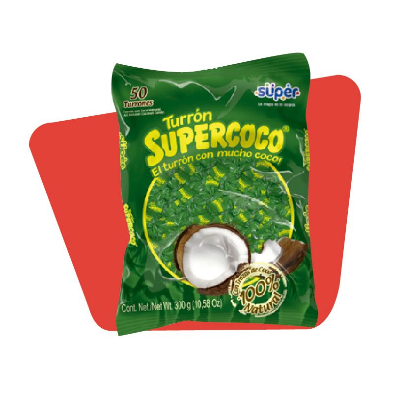 Supercoco Turron 50ct (24/cs)