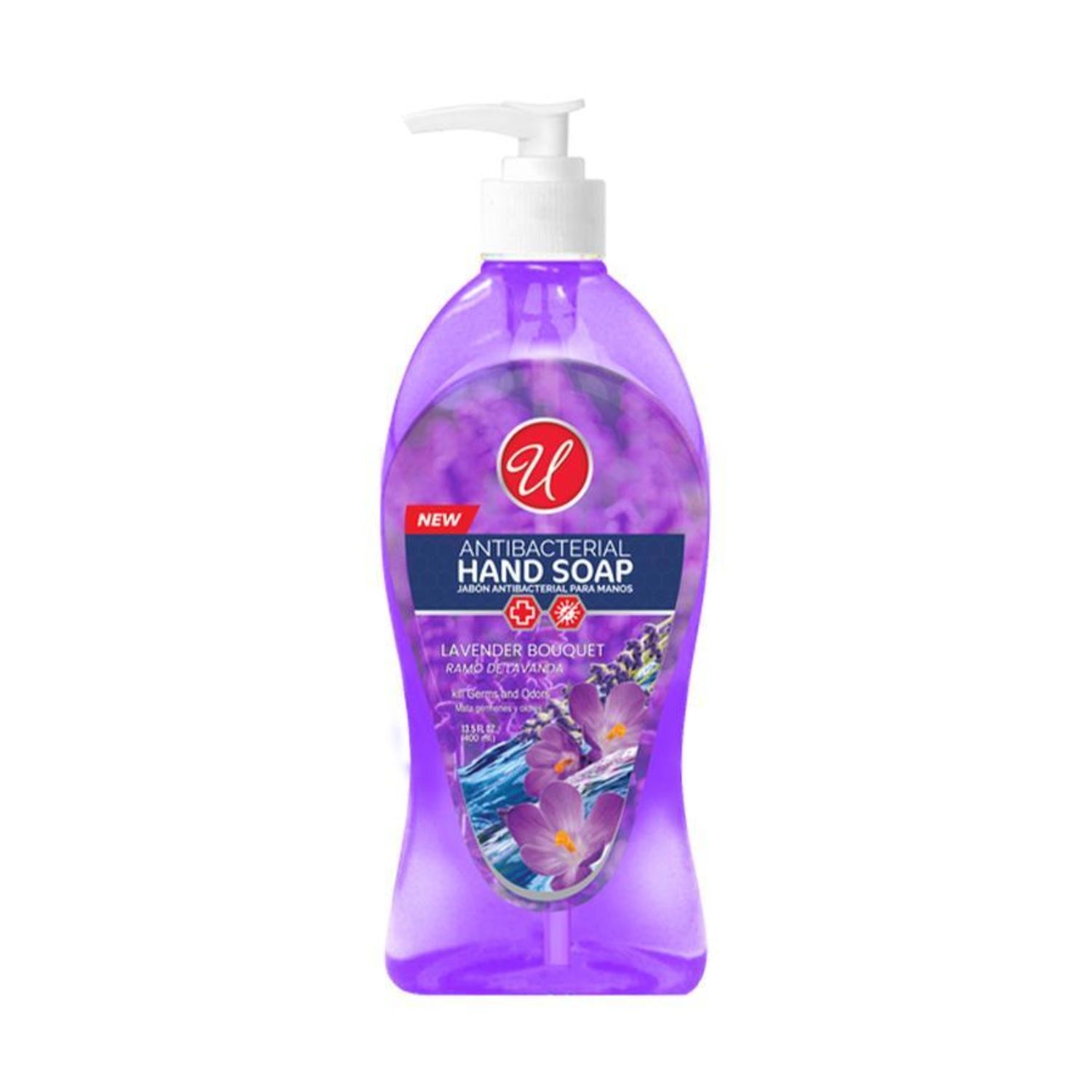 13.5Oz Anti-Bacterial Hand Wash Lavender Bouquet {82741} (12/cs)