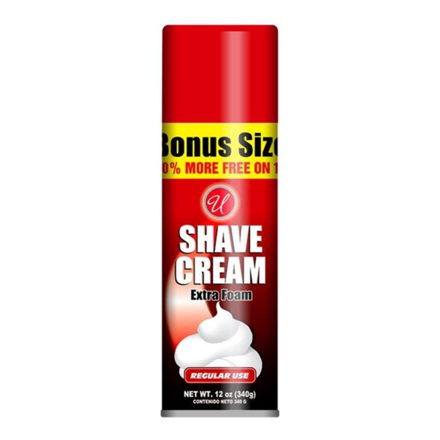 12Oz Men Shaving Cream (Red) {CN55137} (12/cs)