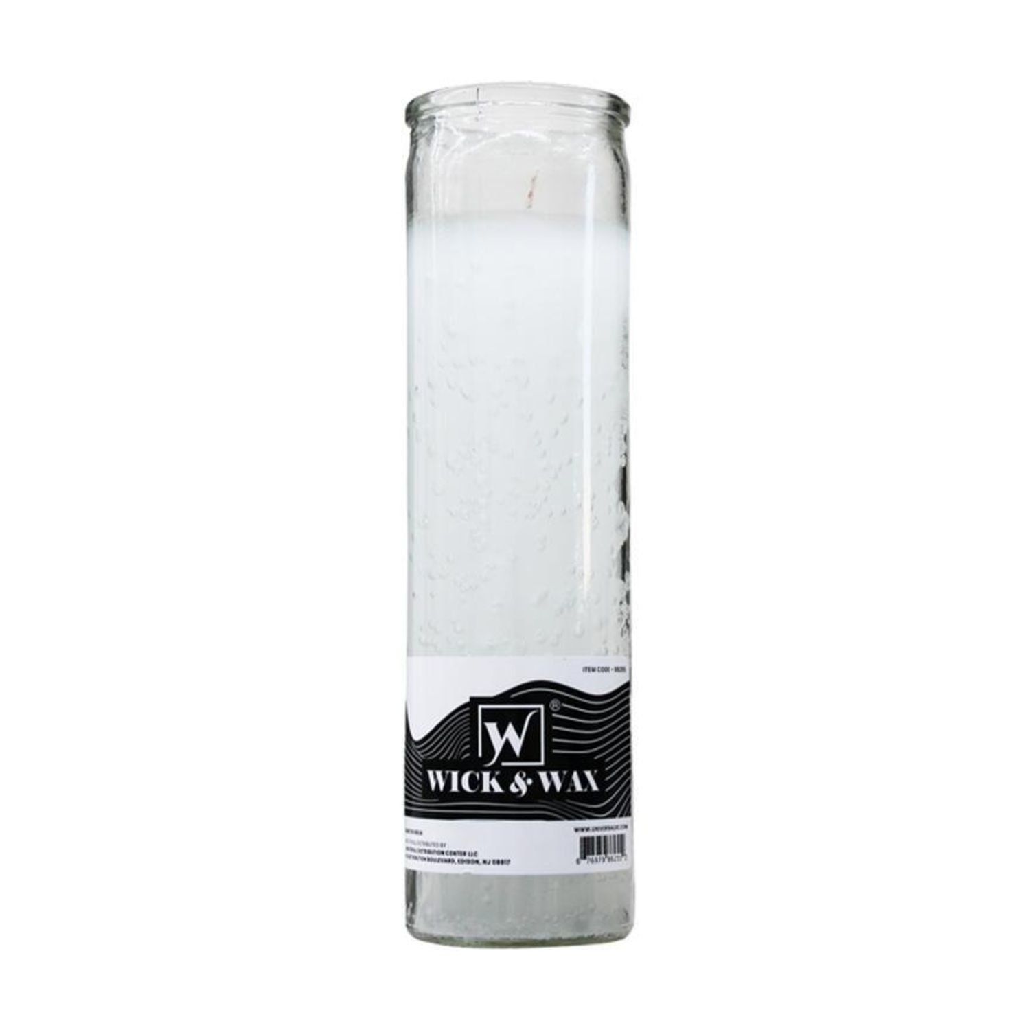 7 Day 10-Oz White Candle {86255} (12/cs)