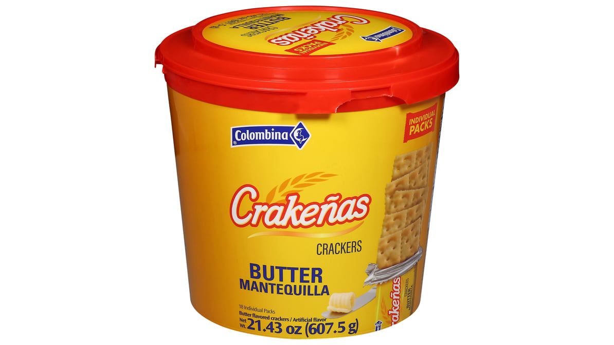 Crakenas Saltin Mantequilla, Crackers Butter Mantequilla 21.43 Oz