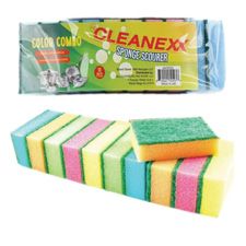 10pk Abrasive Sponge Scrubbers (60/cs)
