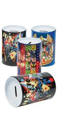 6" x 4'' Savings Bank - Disney Justice League, Assorted (90/cs)