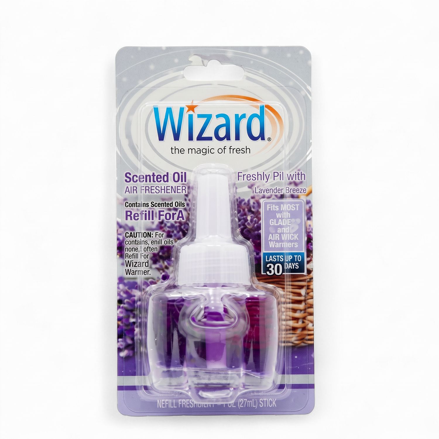 1 Ct. Wizard Scented Oil Refill - Fresly Picked Lavender (12/cs)