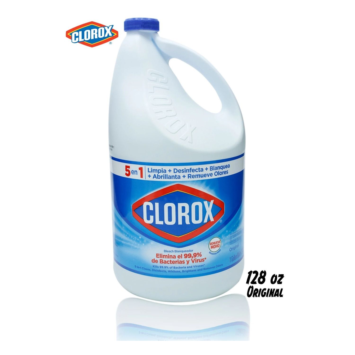 128oz Clorox Bleach Bleach- Original (6/cs)