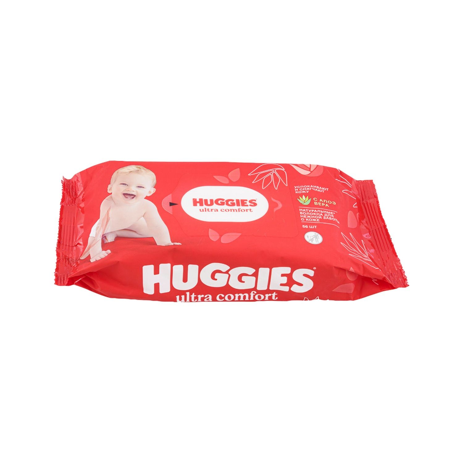 56 Ct Huggies Baby Wipes-Ultra Comfort Aloe (10/cs)