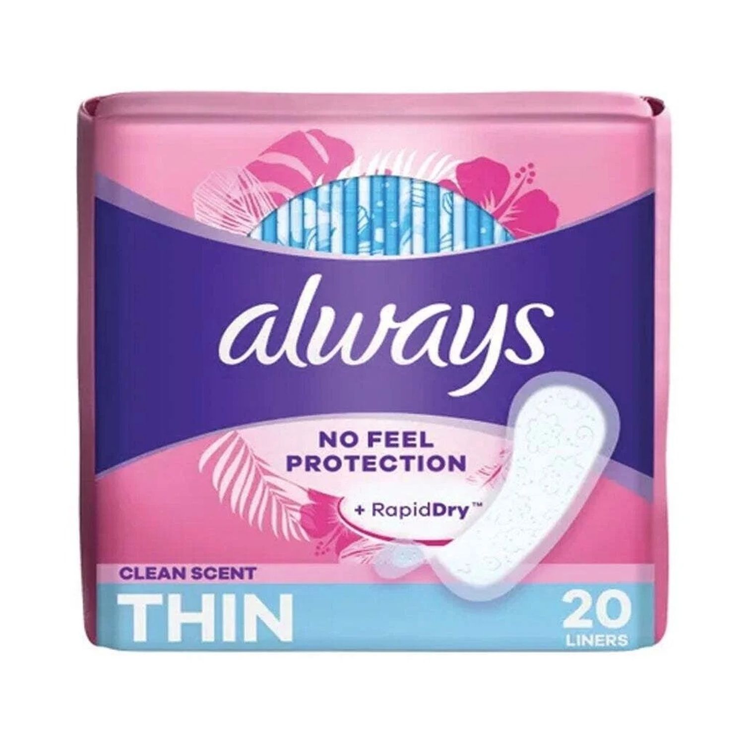 20ct Always Pantiliners- Regular Scented (24/cs)