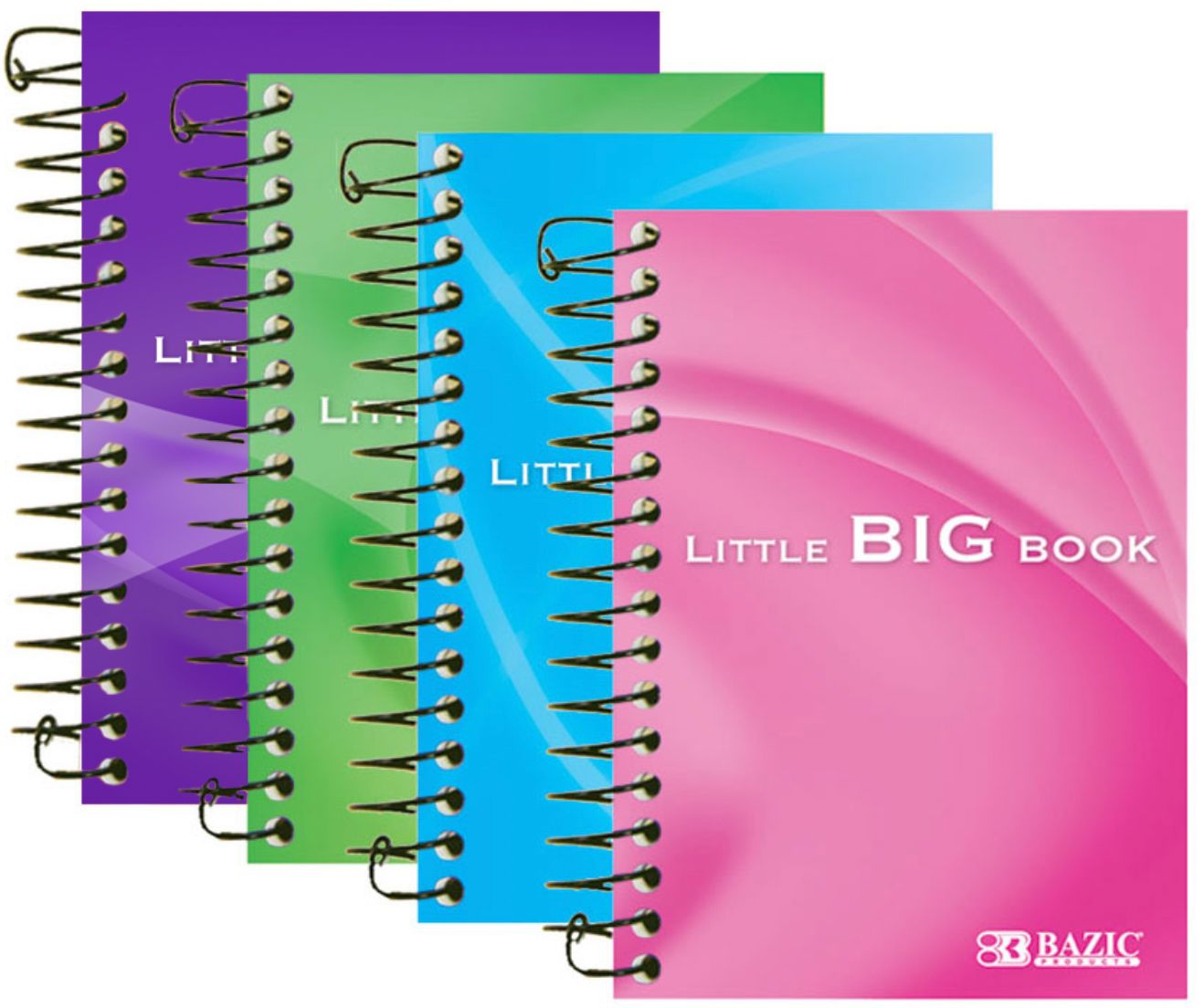 180 Ct. 4" X 5.5" Spiral Fat Book (48/cs)