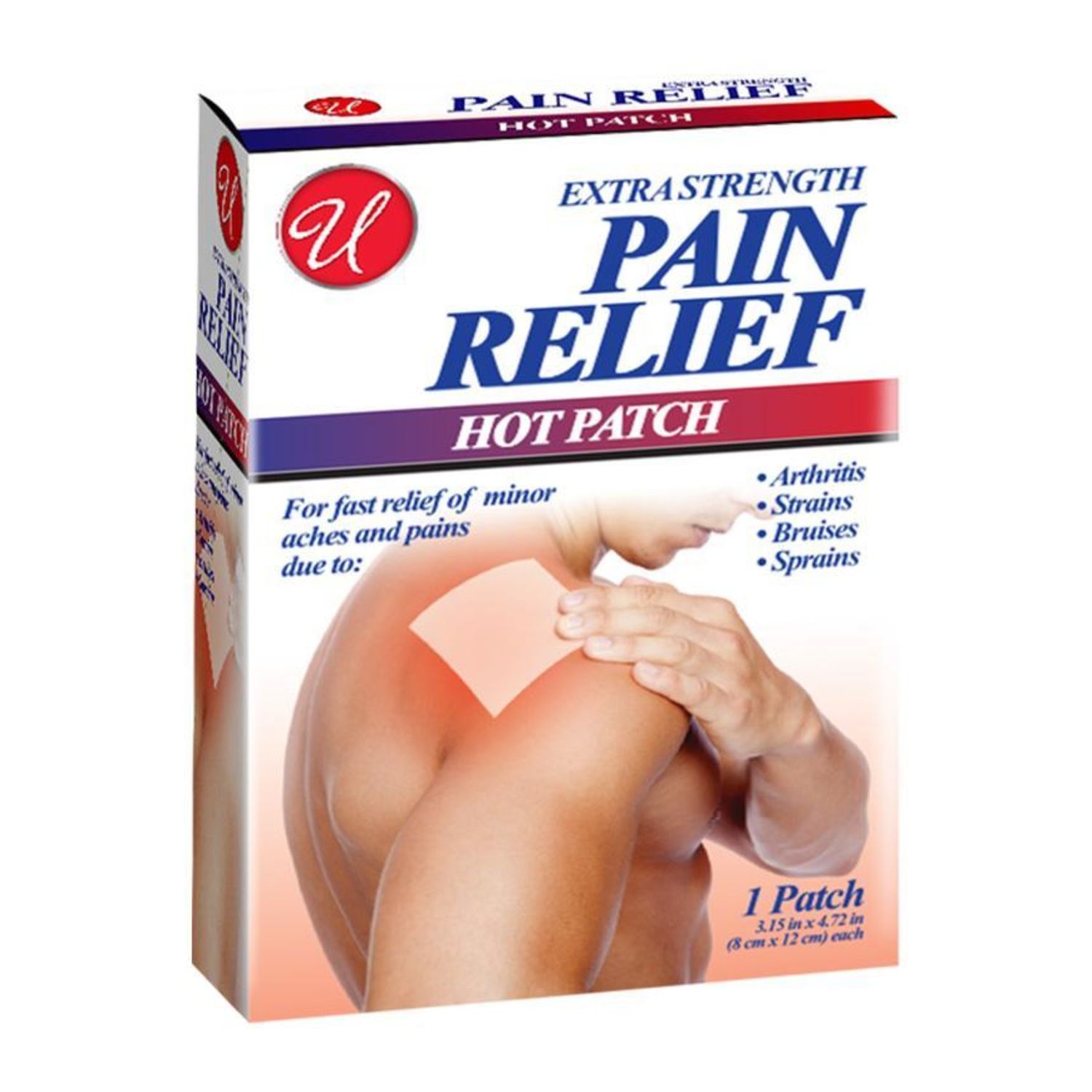 2Ct Pain Relief Hot Patch {82634} (48/cs)