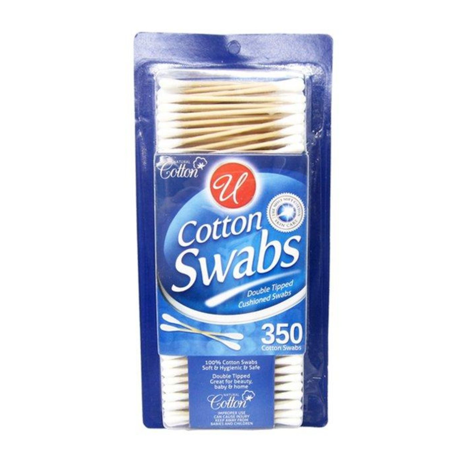 350Ct Wooden Cotton Swab {CN92017} (48/cs)