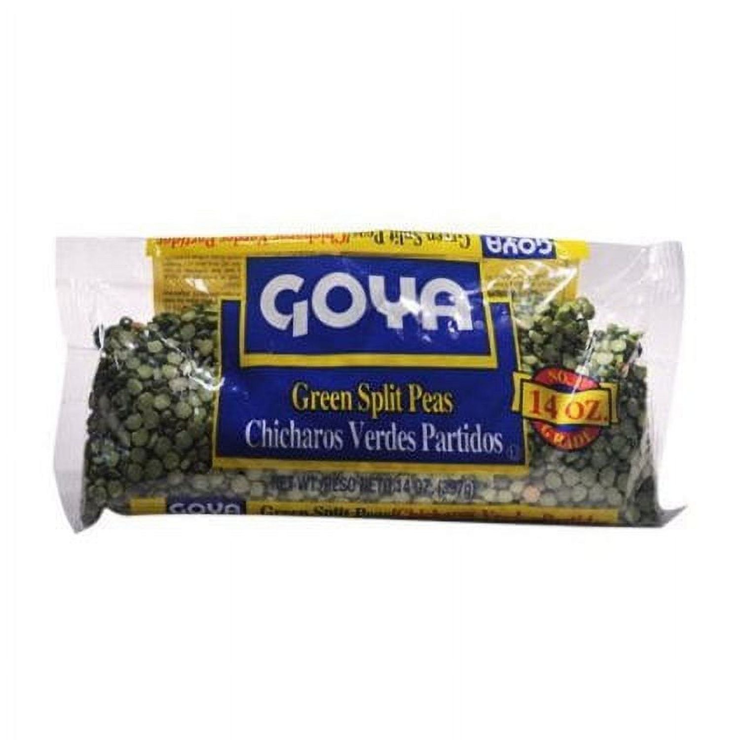 Goya Green Split Peas 14oz Bag (24/cs)