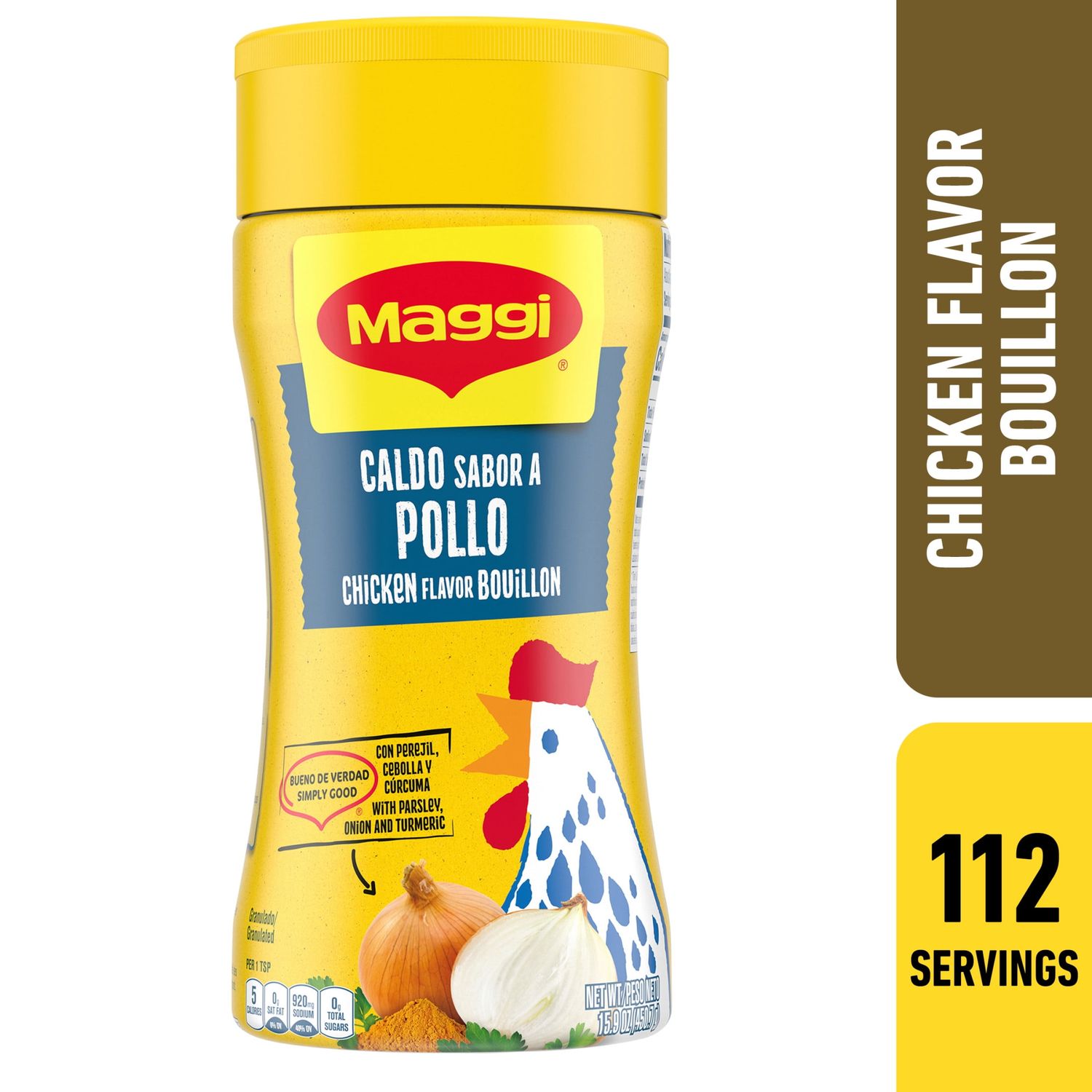 Maggi Chicken Bouillon Jar 15.9oz (12/cs)
