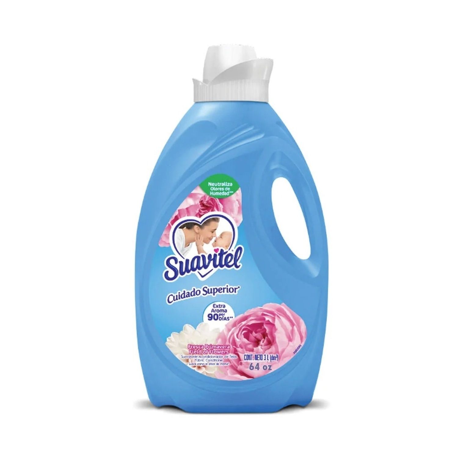 64oz Suavitel Fabric Softener- Field Flowers {Blue} (6/cs)