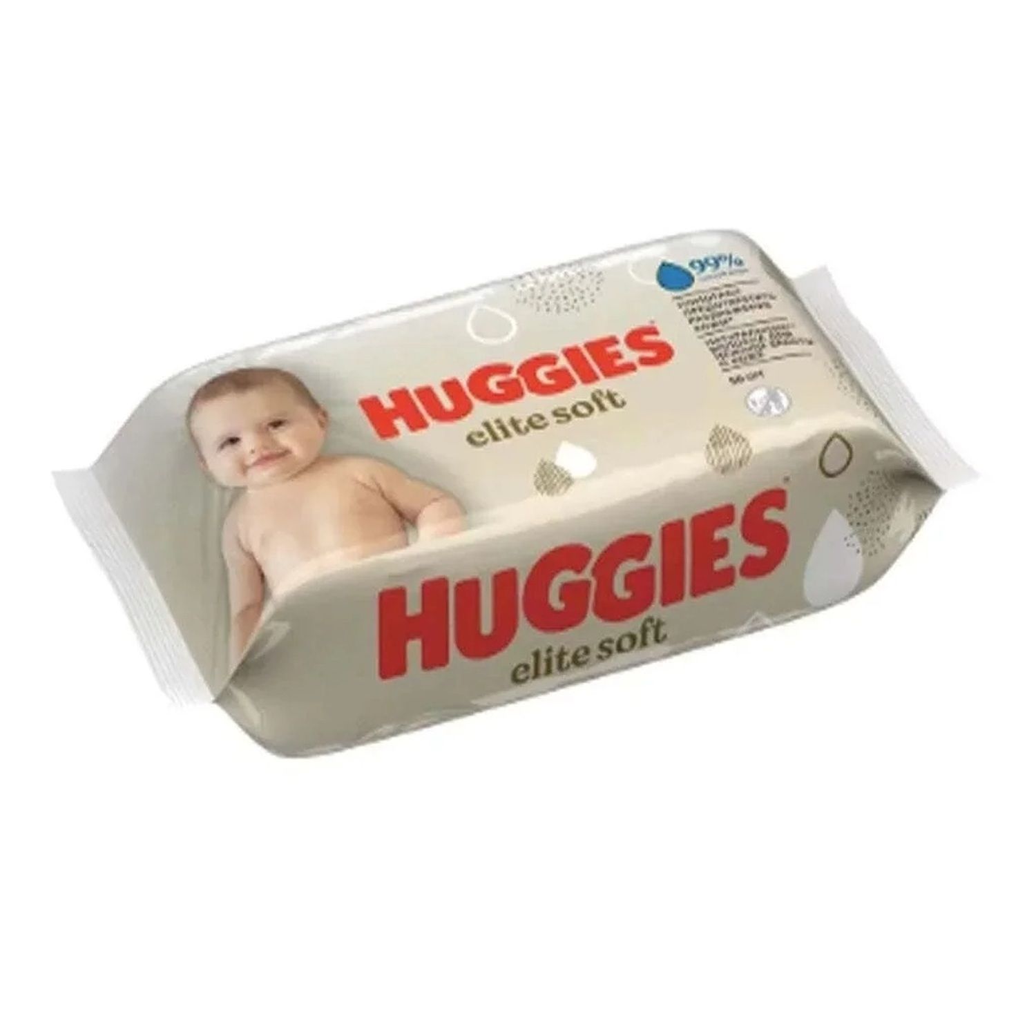 56 Ct Huggies Baby Wipes-Elite Soft (10/cs)