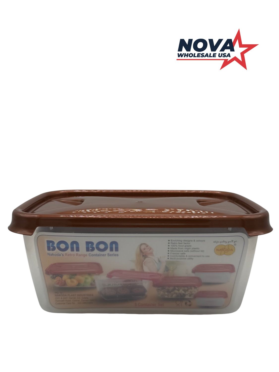 Bon Bon Container Set of 5 Pcs