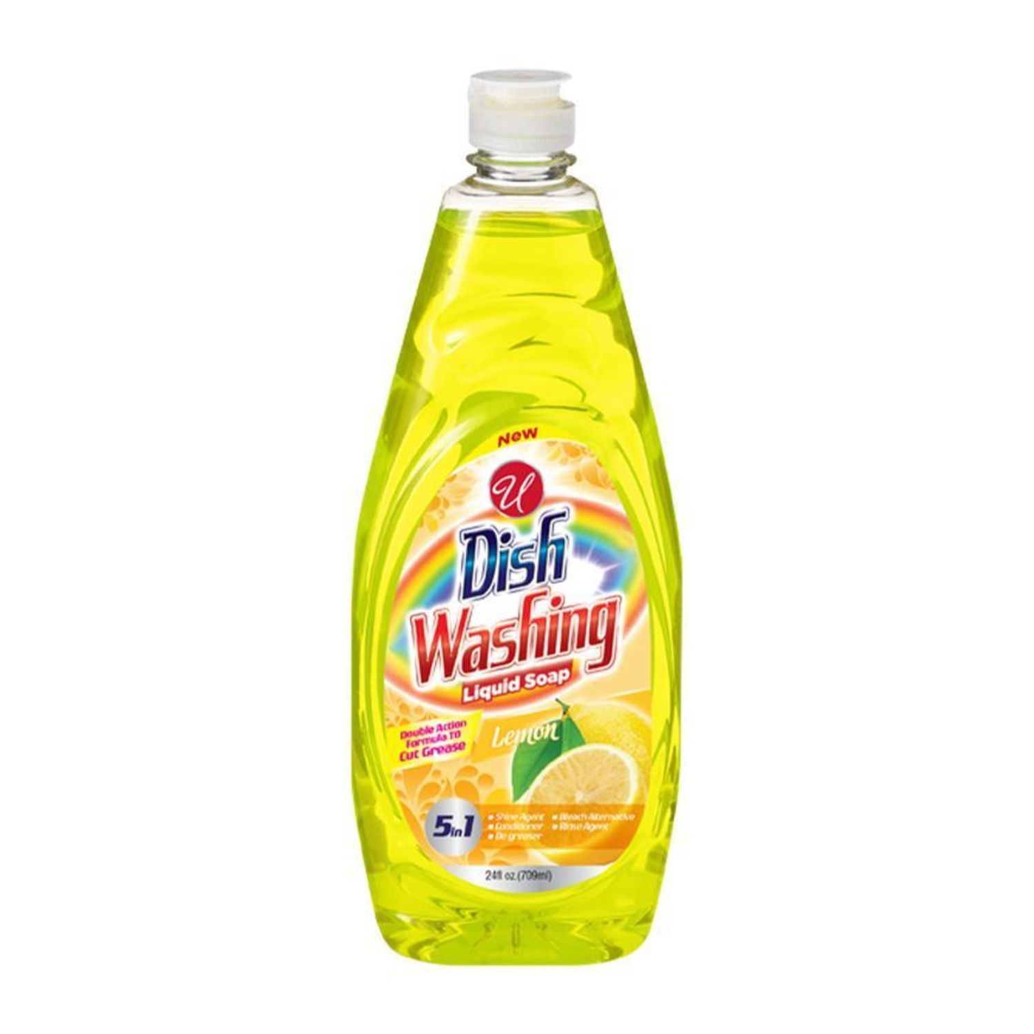 24Oz Dish Washing Liq Lemon {10005} (12/cs)