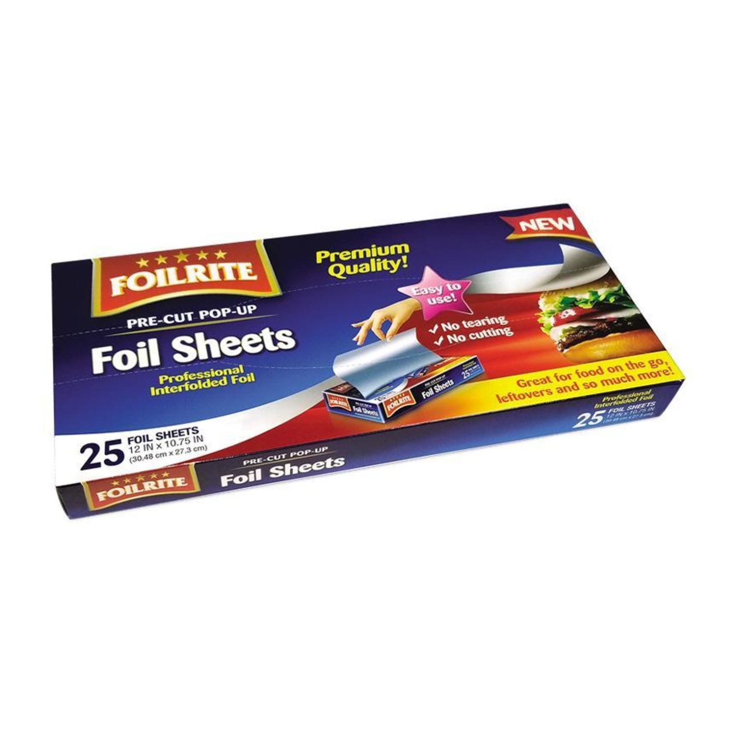 Pop Up Aluminum Foil Sheet 25 Count {CN92260} (36/cs)