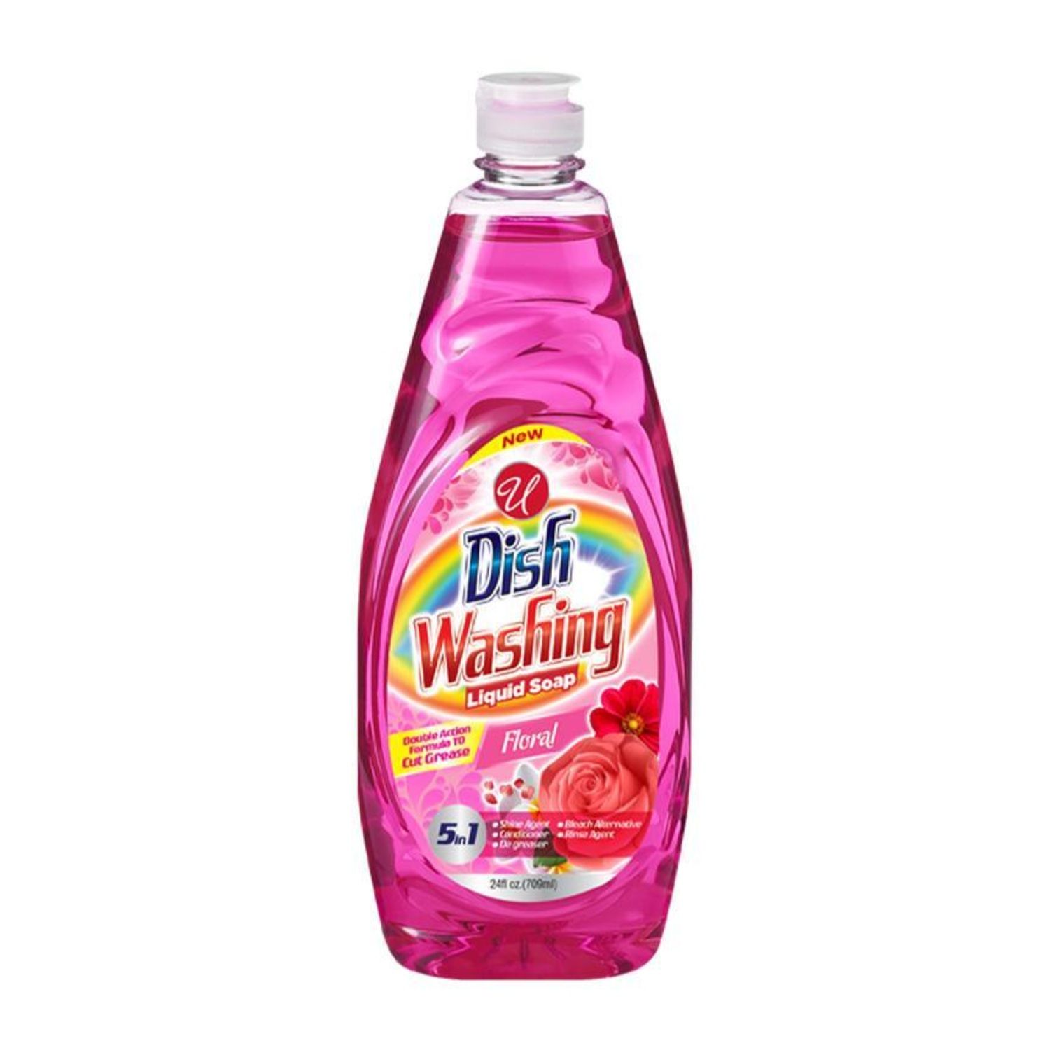 24Oz Dish Washing Liquid - Floral (12/cs)