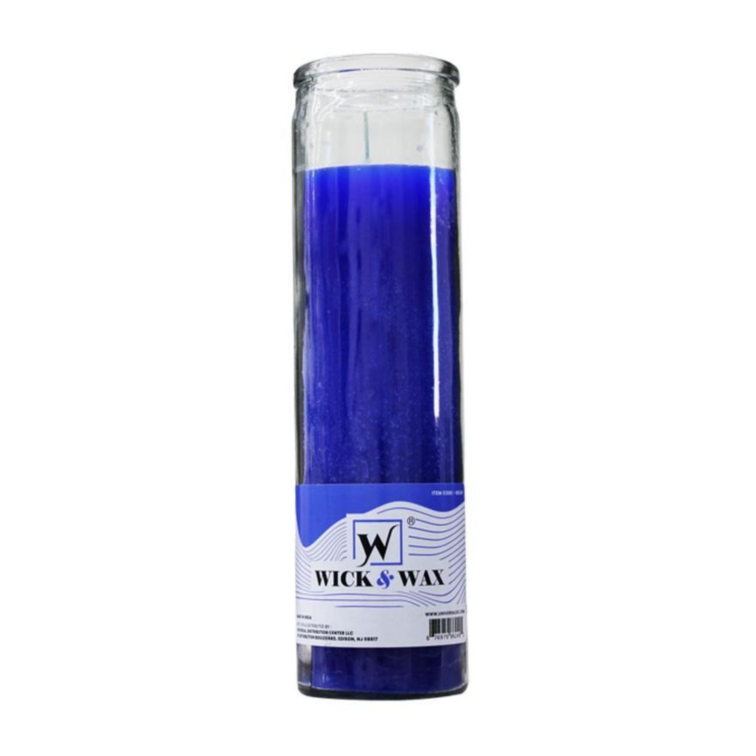 7 Day 10-Oz Blue Candle {86249} (12/cs)