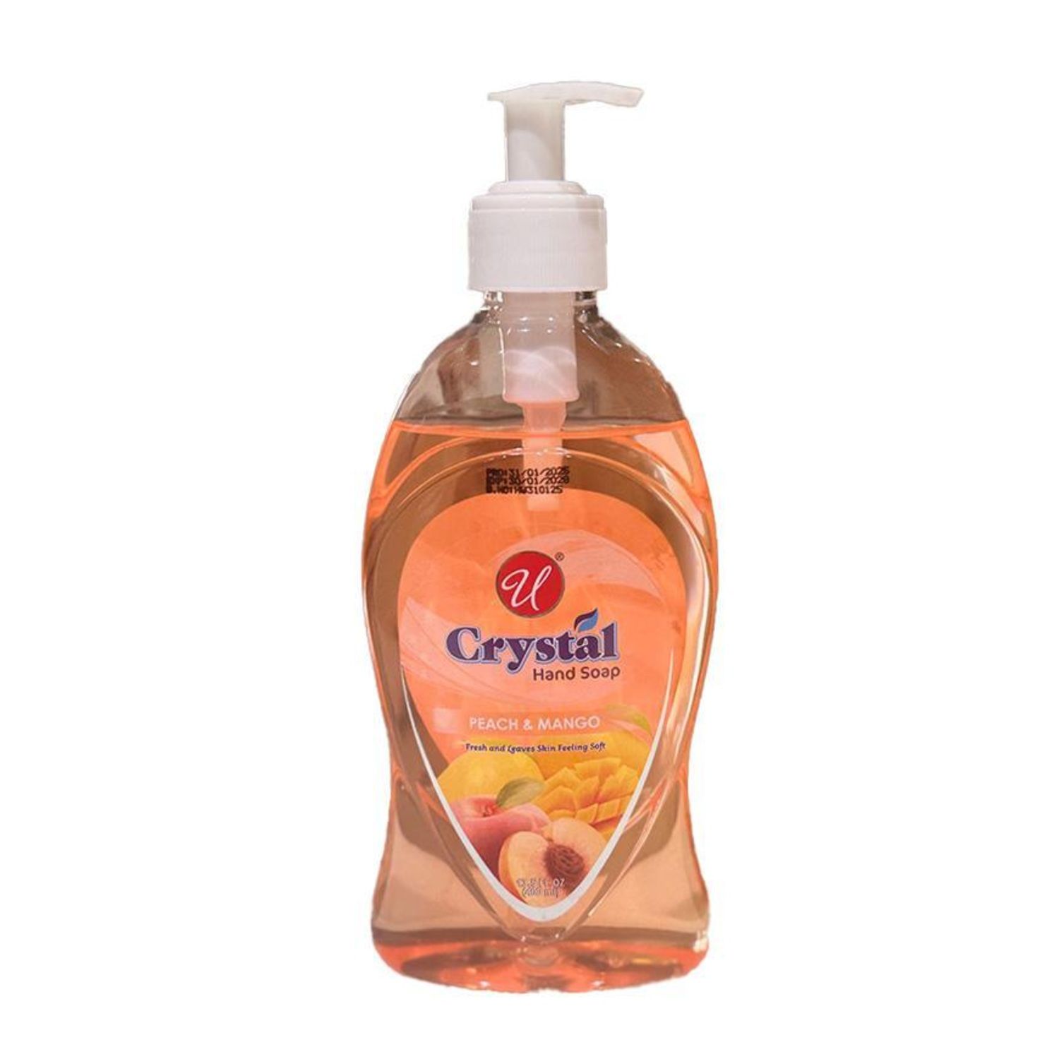 13.5Oz Clear Hand Wash Peach &amp; Mango {83020} (12/cs)