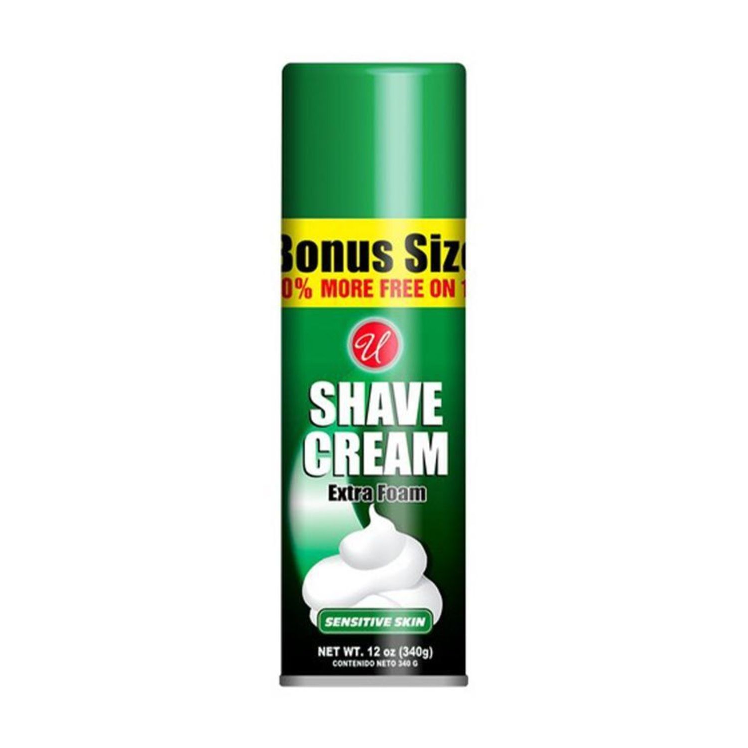 12Oz Men Shaving Cream Sensitive Skin {CN55138} (12/cs)