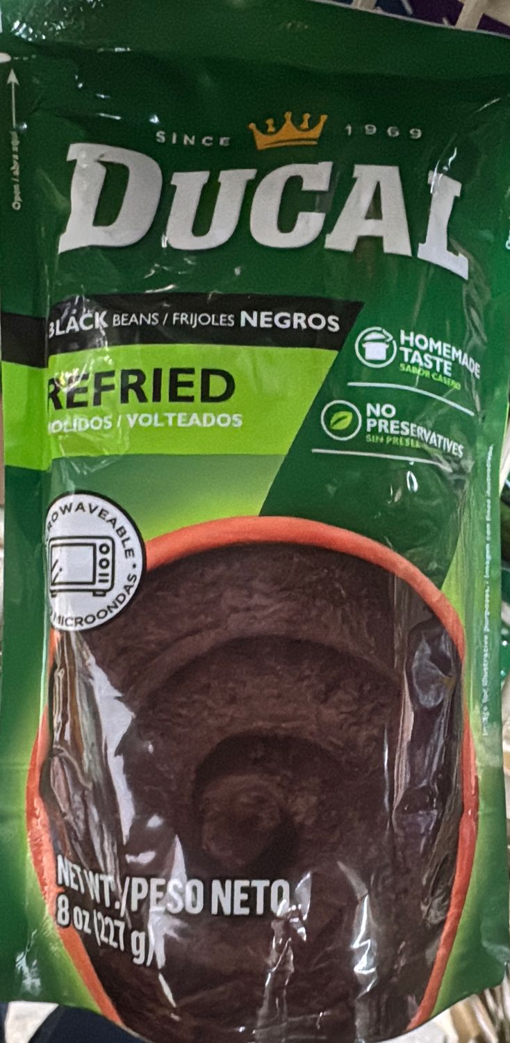 8oz Ducal Black Beans Doypack (24/cs)